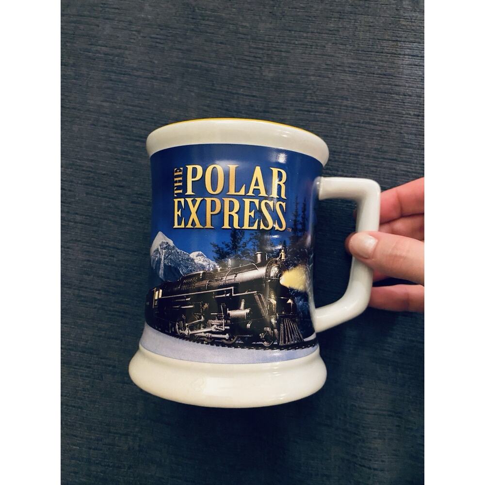 Polar Express Believe Ticket 3D Train Ceramic Coffee Mug Cup